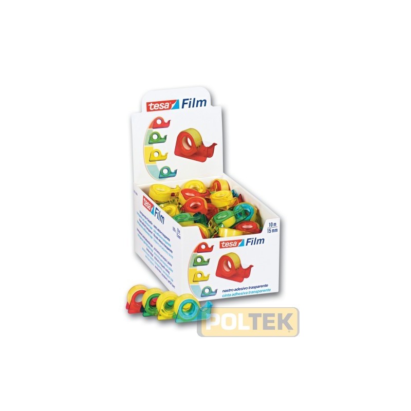 NASTRO ADESIVO TESA TRASPARENTE A CHIOCCIOLINA