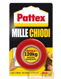 PATTEX MILLECHIODI NASTRO BIADESIVO DI MONTAGGIO EXTRAFORTE