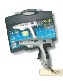 ROCAMA PISTOLA TERMOCOLLANTE PROF. 220W VALIGETTA M220