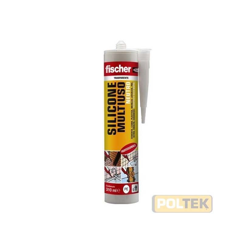 FISCHER SILICONE SN NEUTRO ANTIMUFFA TRASPARENTE ml 310