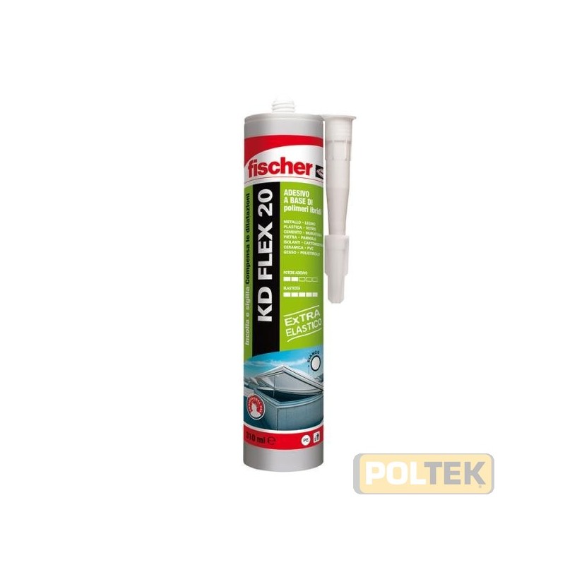 FISCHER ADESIVO SIGILLANTE KD FLEX 20 BIANCO ml 290