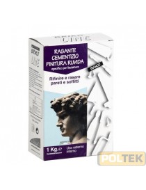 BRIKO LINE RASANTE CEMENT. FINITURA RUVIDO BIANCO kg 1