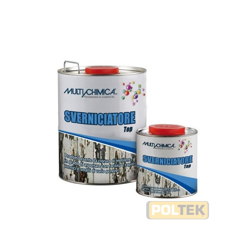 E’ un prodotto neutro, formulato con mix di solventi anche clorurati ma esente da Cloruro di Metilene, di aspetto denso e a ca