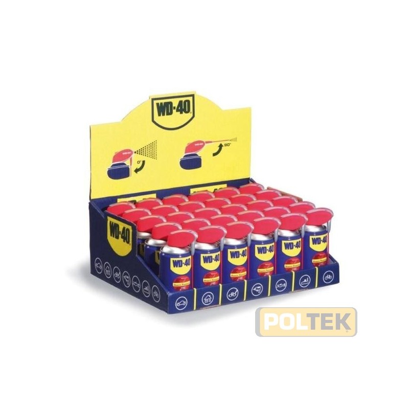 Il prodotto WD-40 multifunzione lubrifica, elimina cigolii, sblocca, elimina l’umidità, previene la ruggine e protegge tutte 