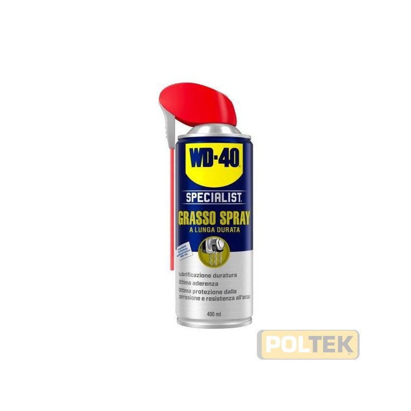 Questo prodotto nasce dalla formula di WD-40 combinata con grassi additivi ad elevate prestazioni. Fornisce una lubrificazione e
