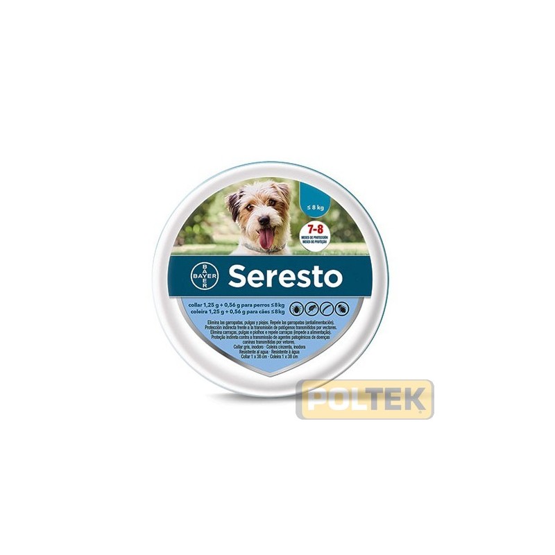 Seresto Collare per cani fino a 8 kg 38 cm