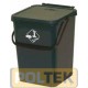 Secchio c/ coperchio color Verde da 10 Lt. 225x240x300 mm, con manico autobloccante