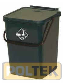 BIDONE IMMONDIZIA lt 10 VERDE
