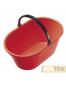 CESTO OVALE CON MANICO IN FERRO lt 20