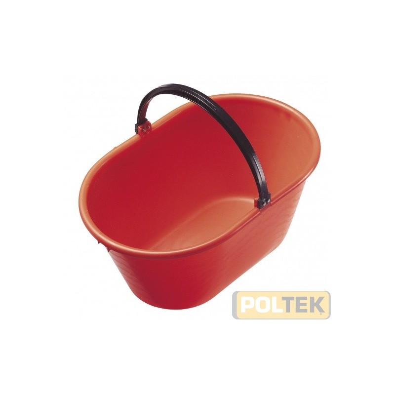 CESTO OVALE CON MANICO IN FERRO lt 20