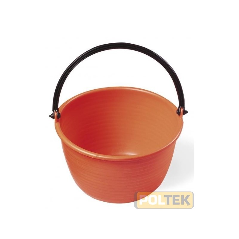 CESTO TONDO CON MANICO IN FERRO lt 15