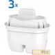PHILIPS FILTRO PER CARAFFA FILTRAGGIO ACQUA 3 pezzi