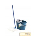 LAVAPAVIMENTI MINERVA COMPLETO DI SECCHIO, MANICO E MOP