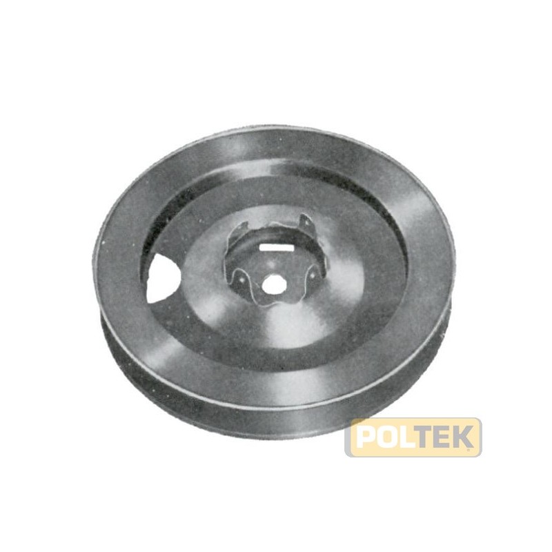 PULEGGIA ZINCATA RULLO LEGNO cm 22