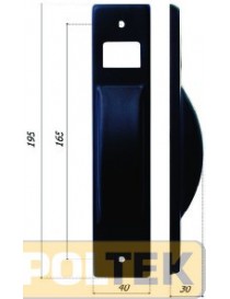 PLACCA SEMINCASSO ACC. BIANCA mm 165