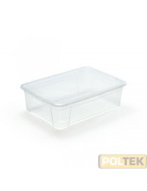 CONTENITORE TRASPARENTE CON COPERCHIO n.6 mm 585x390x170