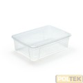 CONTENITORE TRASPARENTE CON COPERCHIO n.6 mm 585x390x170