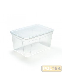 CONTENITORE TRASPARENTE CON COPERCHIO n.7 cm 585x390x300