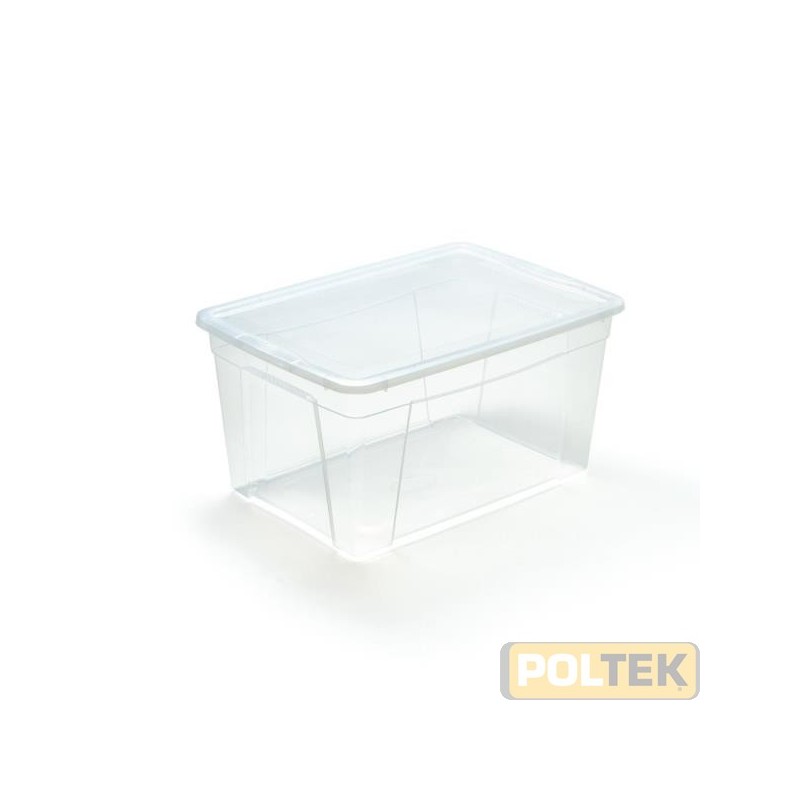 CONTENITORE TRASPARENTE CON COPERCHIO n.7 cm 585x390x300