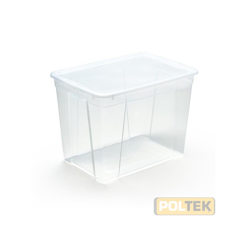 CONTENITORE TRASPARENTE CON COPERCHIO n.8 cm 585x390x410