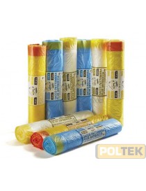 SACCO IMMONDIZ. lt 50 55x65 AMBRA (rotoli da pz.15)