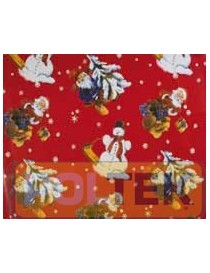 PVC stampato con felpatura in TNT.