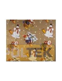 PVC stampato con felpatura in TNT.