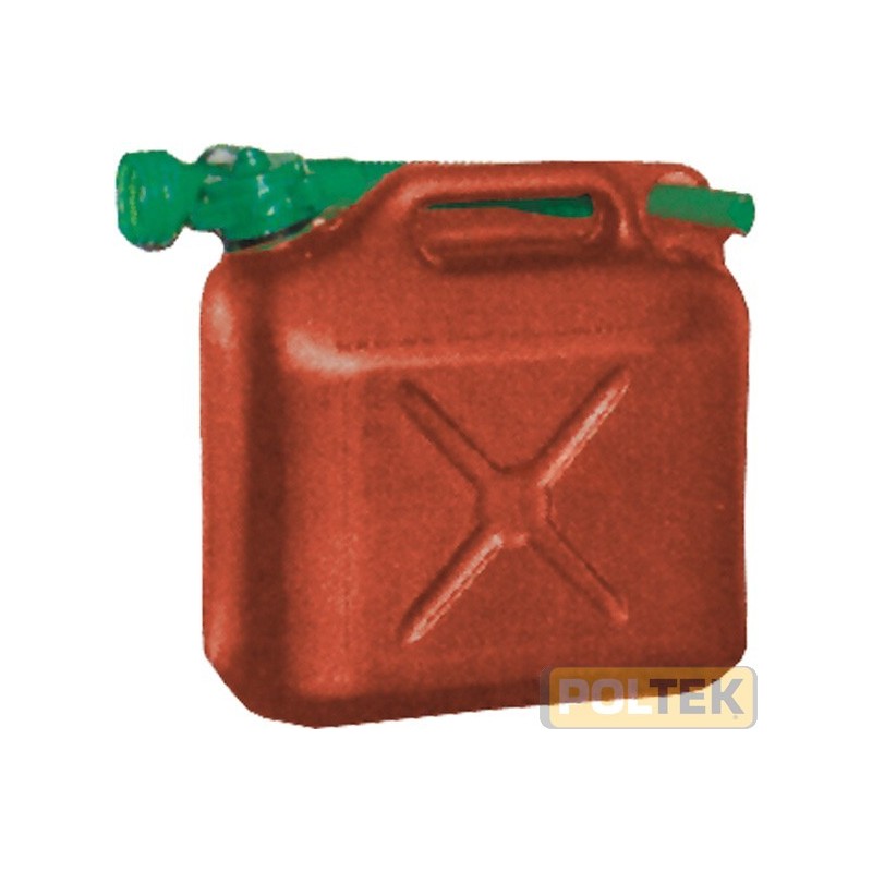 Canestri professionali per carburante in materiale plastico antiurto ad alta densità, complete di prolunga da cm.26. Tappo a te