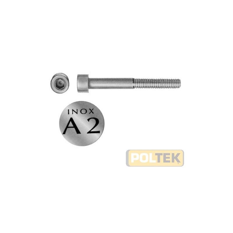 VITE T.C. CAVA ESAG. INOX A2 10x 16