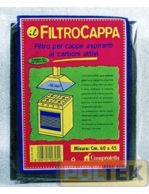 FILTRO PER CAPPA PESANTE AI CARBONI 55x105 g/mq. 150