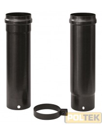 TUBO PORCELLANATO NERO SAVE TELESCOPICO