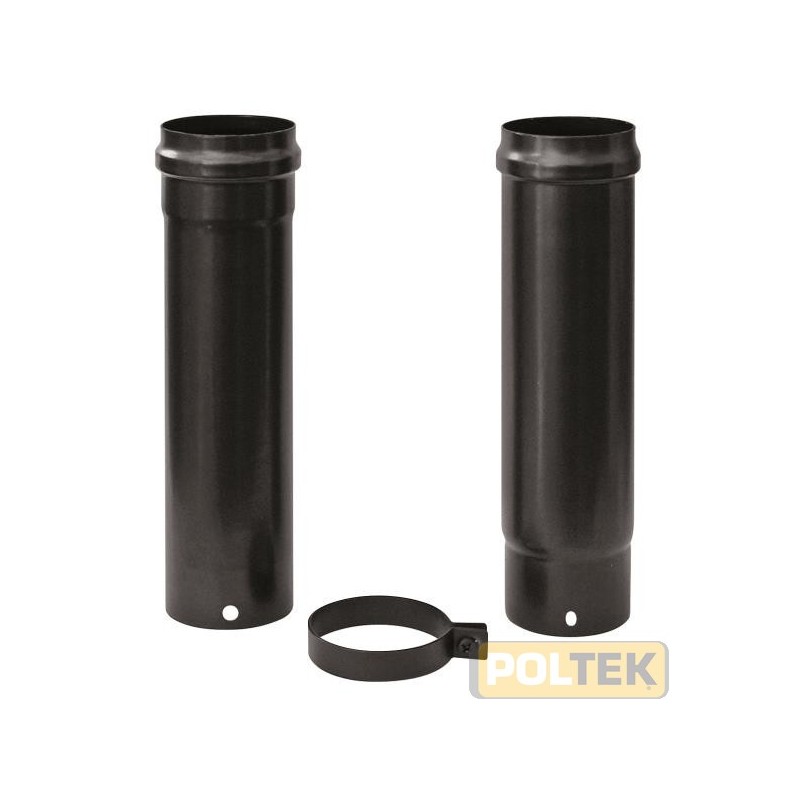 TUBO PORCELLANATO NERO SAVE TELESCOPICO