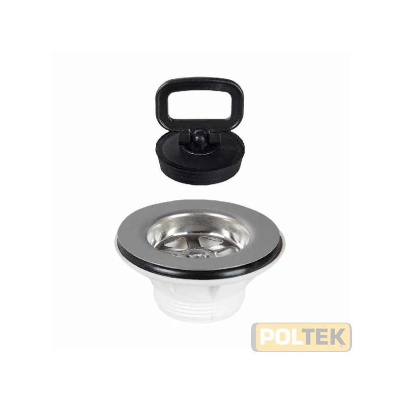 PILETTA PER LAVELLI-BIDET IN CERAMICA 1"1/4 GRIGLIA d.65