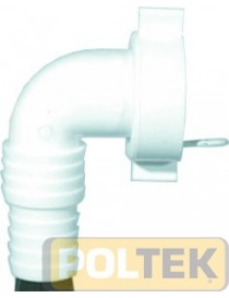 CURVETTA PER SIFONE LAVATRICE BIANCA 1"