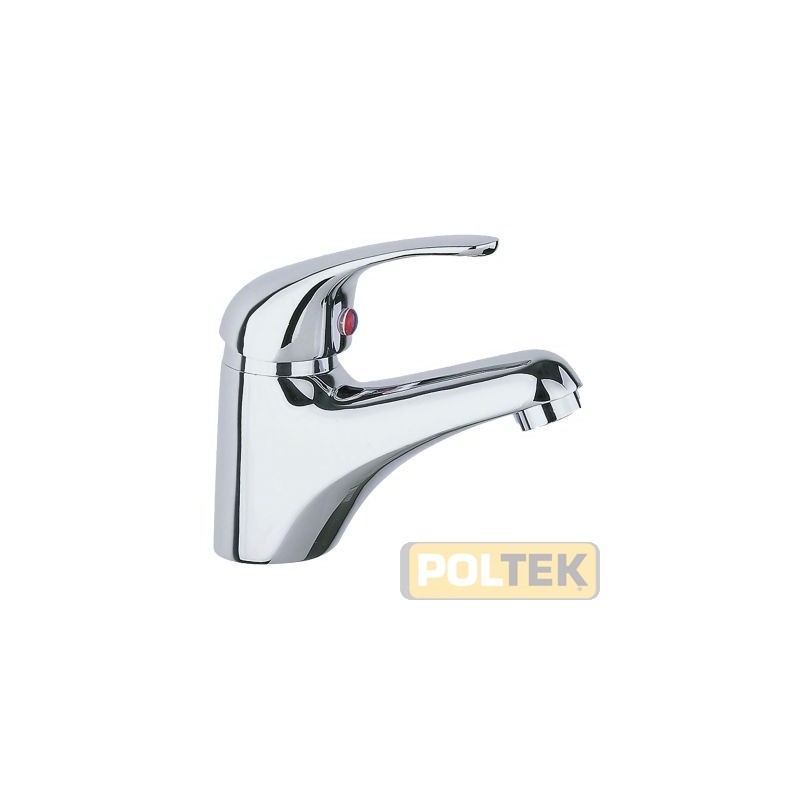 LINEA ASTRA Miscelatore lavabo monocomando monoforo, con astina e piletta di scarico. Cartuccia a dischi ceramici ad alta resist