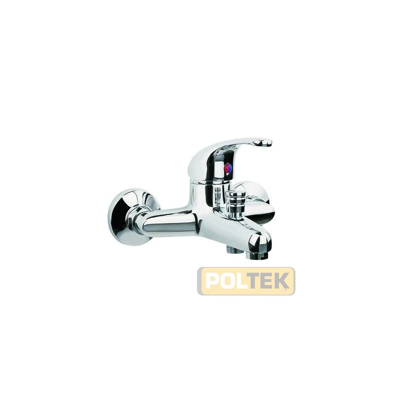 LINEA ASTRA Miscelatore vasca monocomando, con deviatore doccia automatico. Cartuccia a dischi ceramici ad alta resistenza. Aera