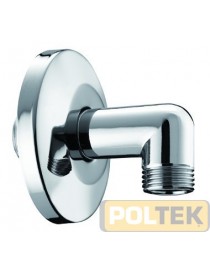 CURVETTA A MURO OTTONE CROMATO 1/2" EXTRA LUSSO