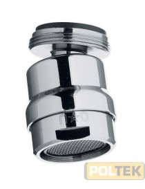 AERATORE CANNUCCIA CROMATO CON SNODO 24x1M