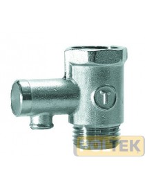 VALVOLE NORMALI PER SCALDABAGNI TERMO-ELETTRICI 1/2" M/F