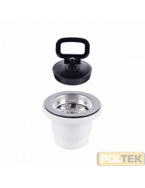 PILETTA PER LAVELLI INOX 1"1/2 GRIGLIA d.70