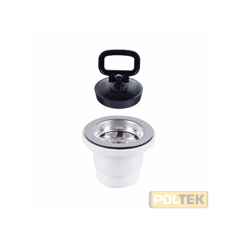 PILETTA PER LAVELLI INOX 1"1/2 GRIGLIA d.70