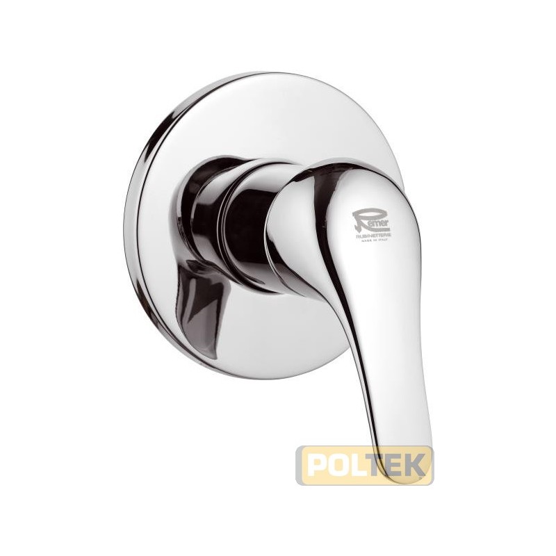 Miscelatore monocomando per doccia, dotato di cartuccia a dischi ceramici d. mm 40.