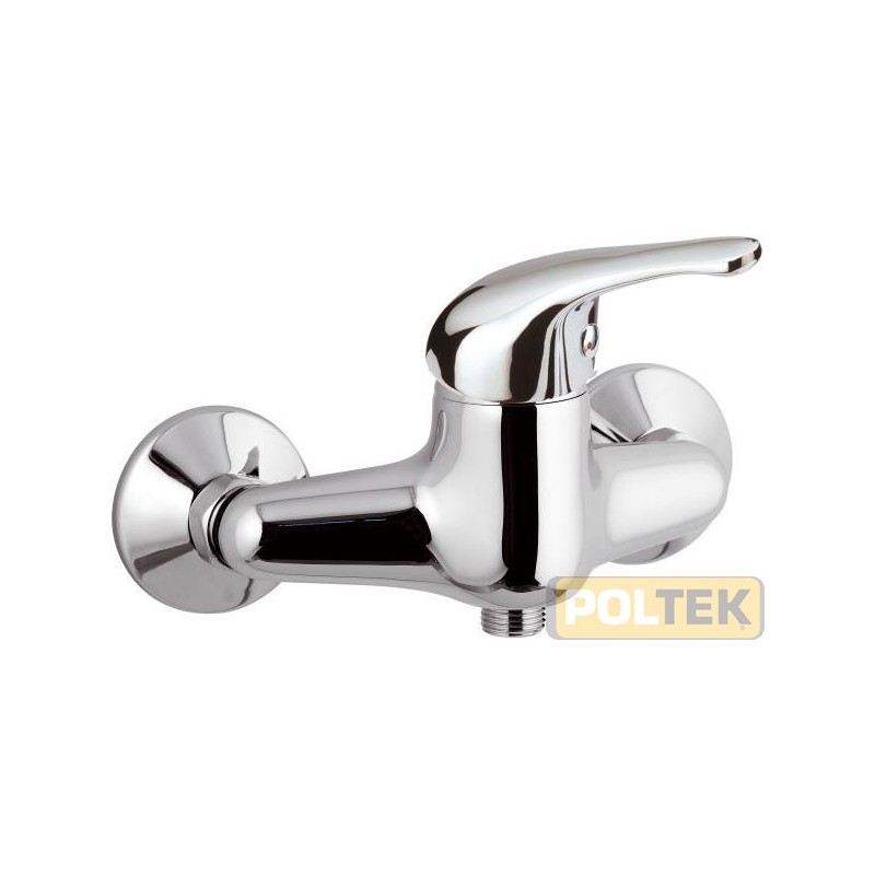 Miscelatore monocomando per doccia, dotato di cartuccia a dischi ceramici d. mm 40.