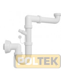 SIFONE AMICO 1 VIA C/ATTAC. LAVATRICE S/PILETTA 1"1/2 x d.40