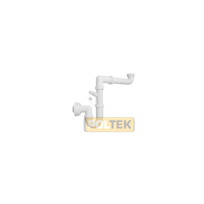 SIFONE AMICO 1 VIA C/ATTAC. LAVATRICE S/PILETTA 1"1/2 x d.40