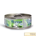 MONGE CAT SUPERPREMIUM JELLY gr.80 filetti tonno/surimi