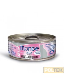 MONGE CAT SUPERPREMIUM JELLY gr.80 pezzi tonno/acciughe