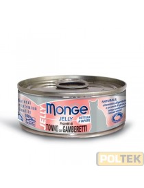 MONGE CAT SUPERPREMIUM JELLY gr.80 pezz. tonno/gamberi