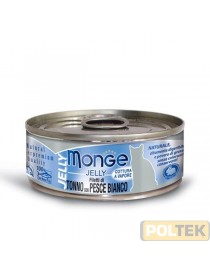 MONGE CAT SUPERPREMIUM JELLY gr.80 fil.tonno/pesce b.