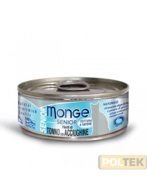 MONGE CAT SUPERPREMIUM SENIOR gr.80 fil.tonno/acciughe